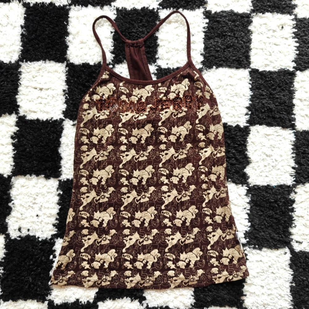 Tom & Jerry Brown Cami